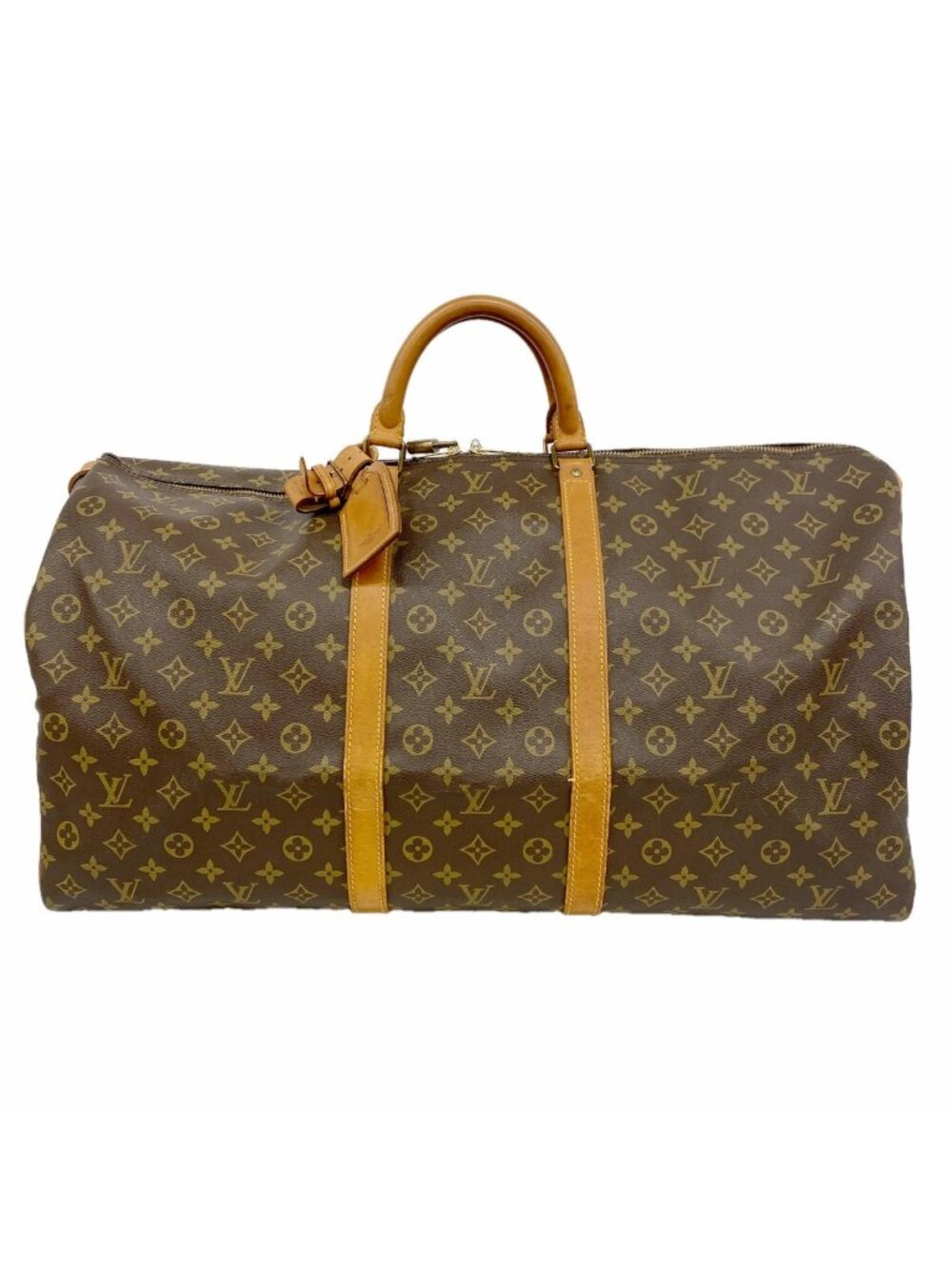 Louis Vuitton Boston Bag Monogram Keepall 60 Brown